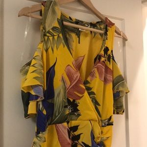 Tropical High Low Dress